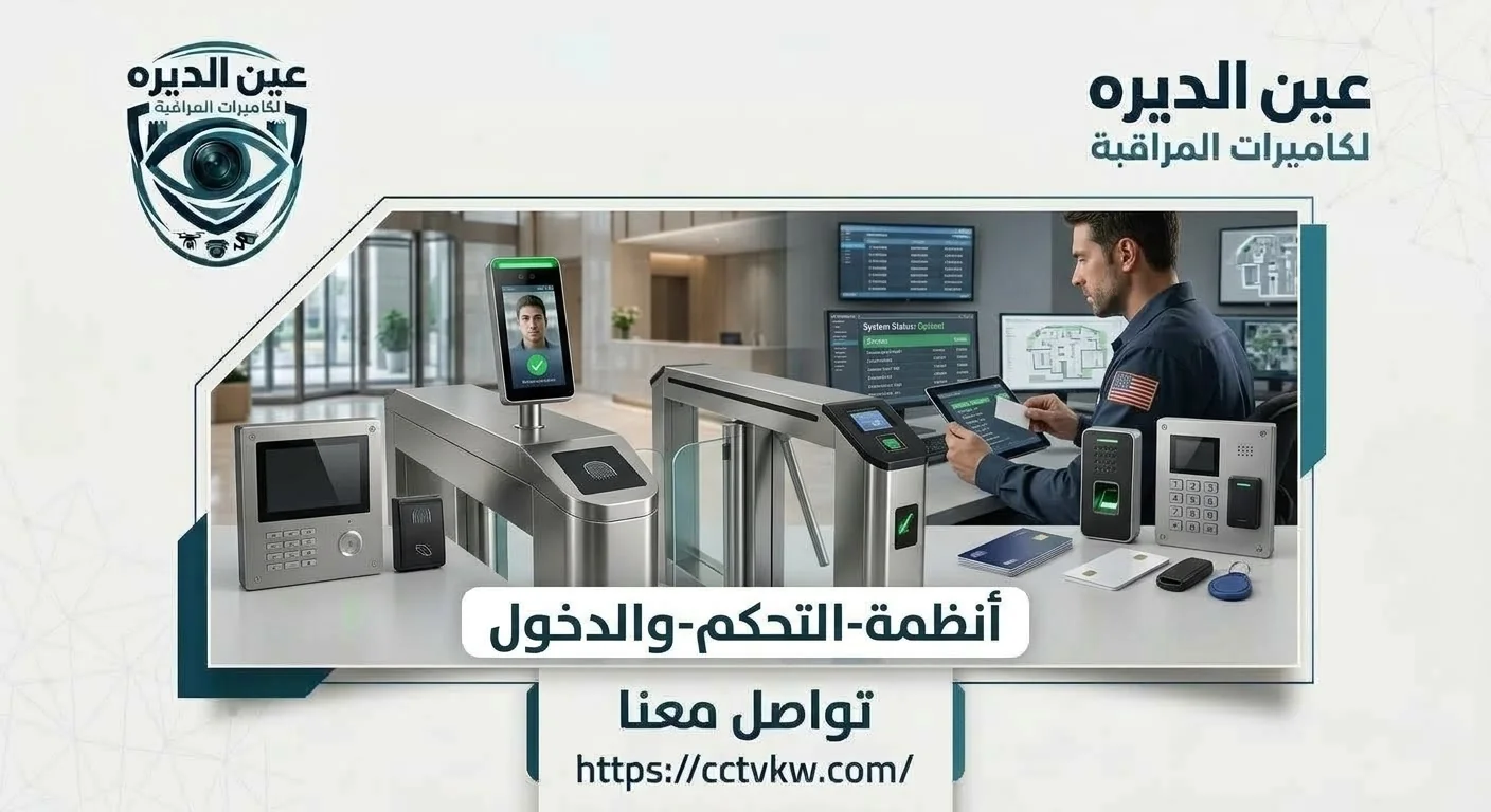 Access control systems in Kuwait by Deera Eye: turnstile gates with face recognition terminal, fingerprint readers and access cards