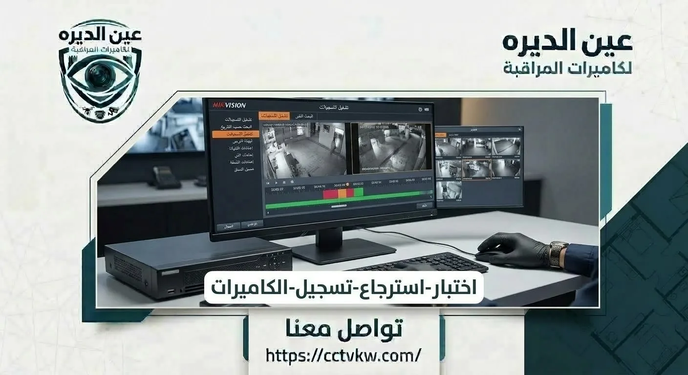 Testing playback and retrieval of recorded camera footage from the DVR
