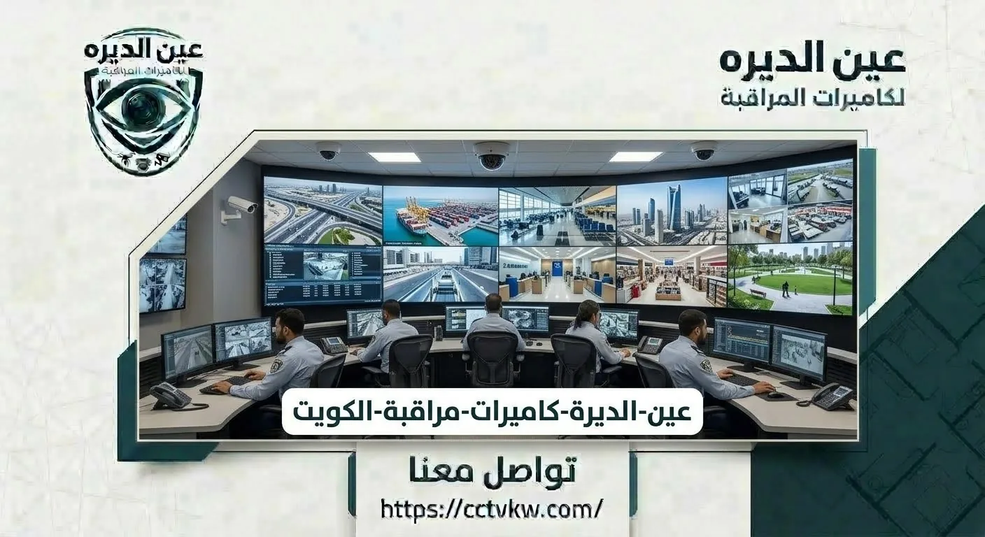 Central CCTV control room by Deera Eye surveillance cameras in Kuwait